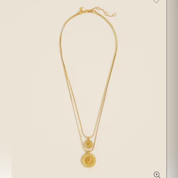 J. Crew Jewelry - J. Crew Layered coin pendant necklace